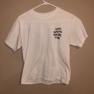 Anti social social club white tee